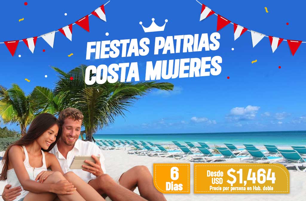 Paquetes Fiestas Patrias Costa Mujeres