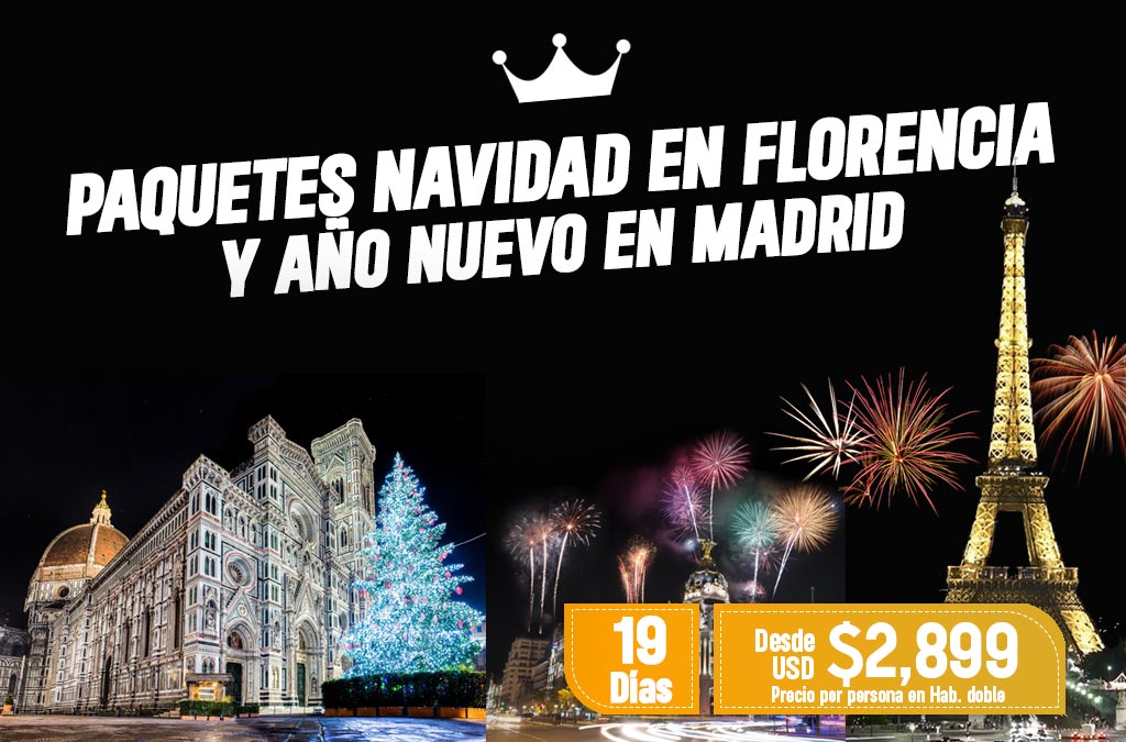 Navidad en Florencia y Año Nuevo en Madrid