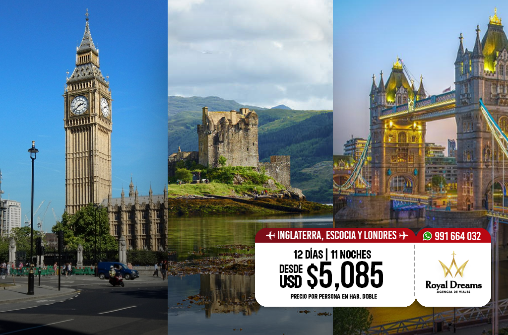 paquetes a Inglaterra, Escocia y Londres