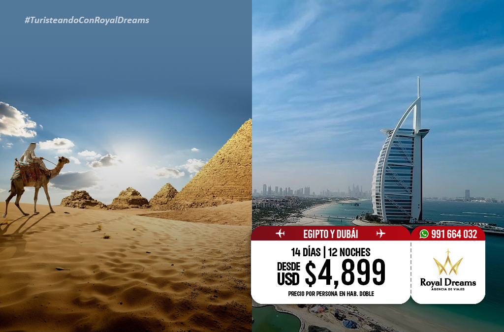 PAQUETES A EGIPTO Y DUBAI