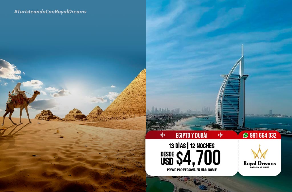 paquetes a egipto y dubai