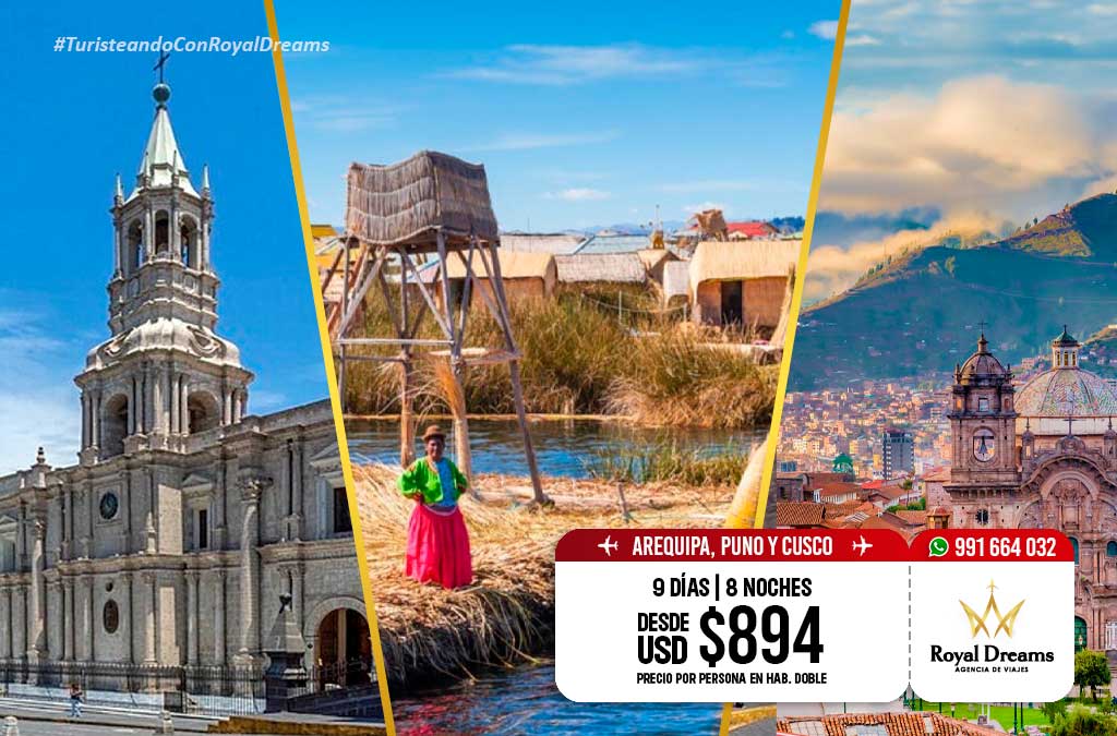 circuito arequipa puno y cusco