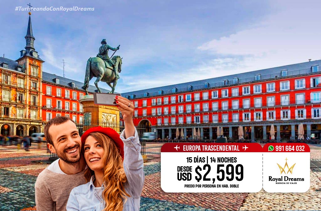 paquetes a europa trascendental