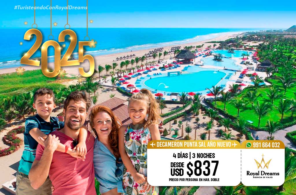 paquetes año nuevo decameron punta sal