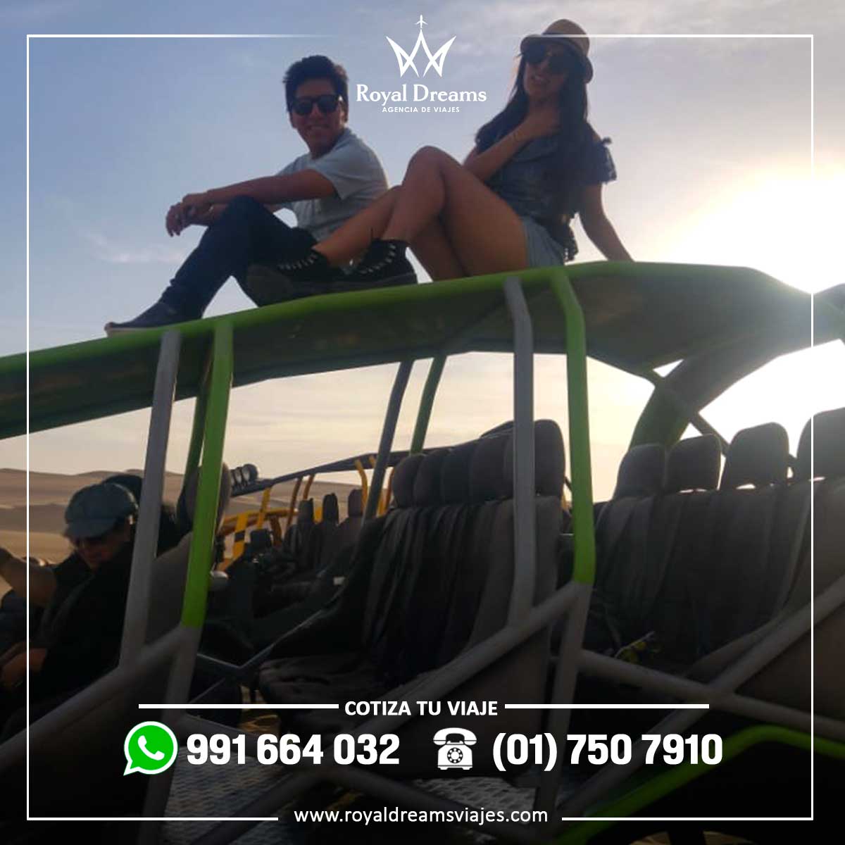 Pasajero Royal Dreams Circuito Lima Paracas Ica Arequipa y Cusco