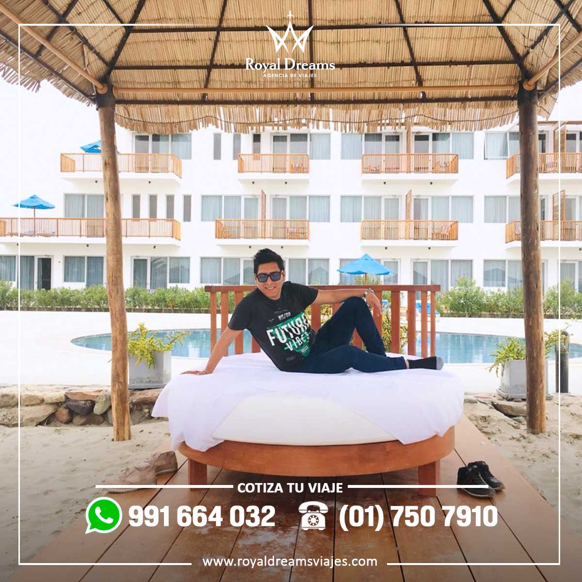 Pasajero Royal Dreams Circuito Lima Paracas Ica Arequipa y Cusco