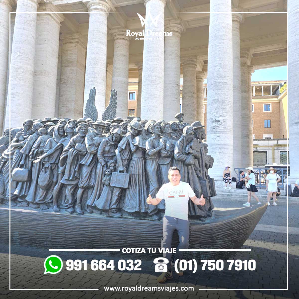 Pasajeros Royal Dreams Mega Europa