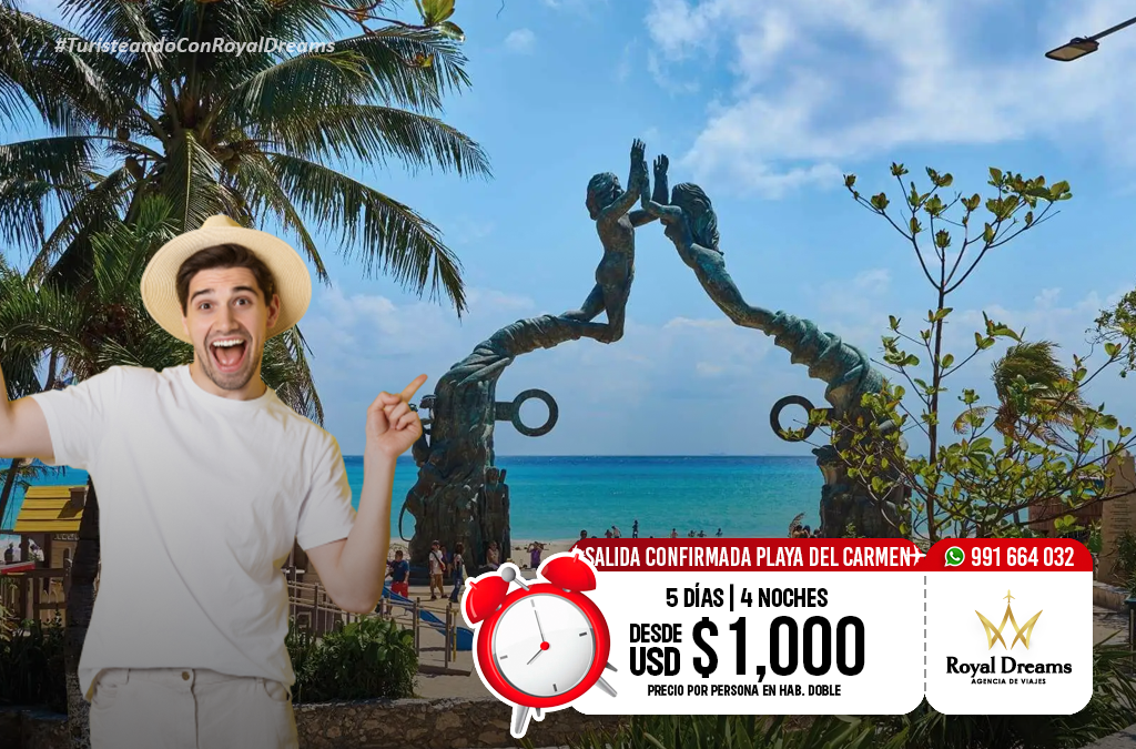OFERTA DE VIAJE A PLAYA DEL CARMEN