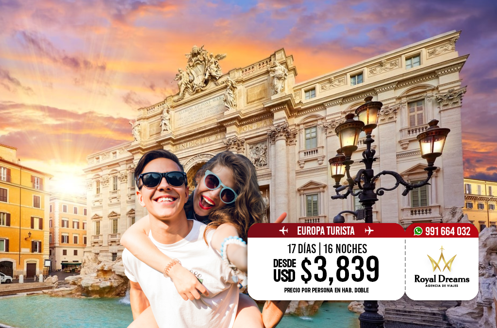 PAQUETES A EUROPA TURISTA