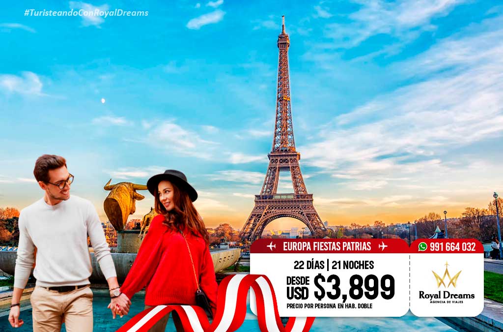 Paquetes a Europa Fiestas Patrias