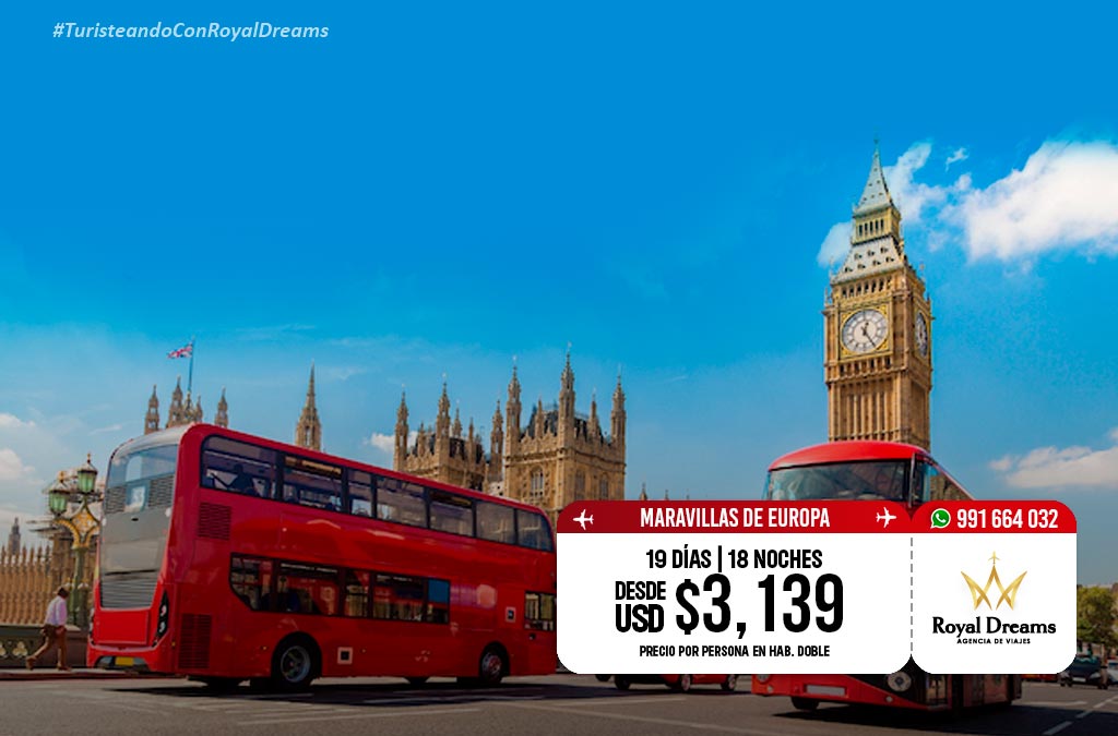 paquetes maravillas de Europa
