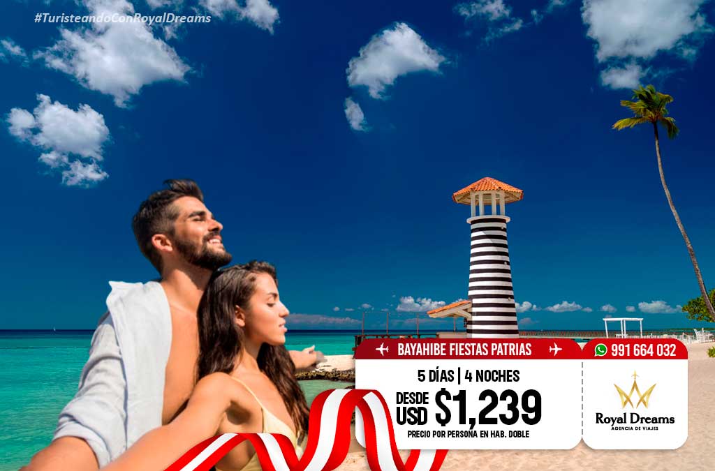 paquetes fiestas patrias bayahibe