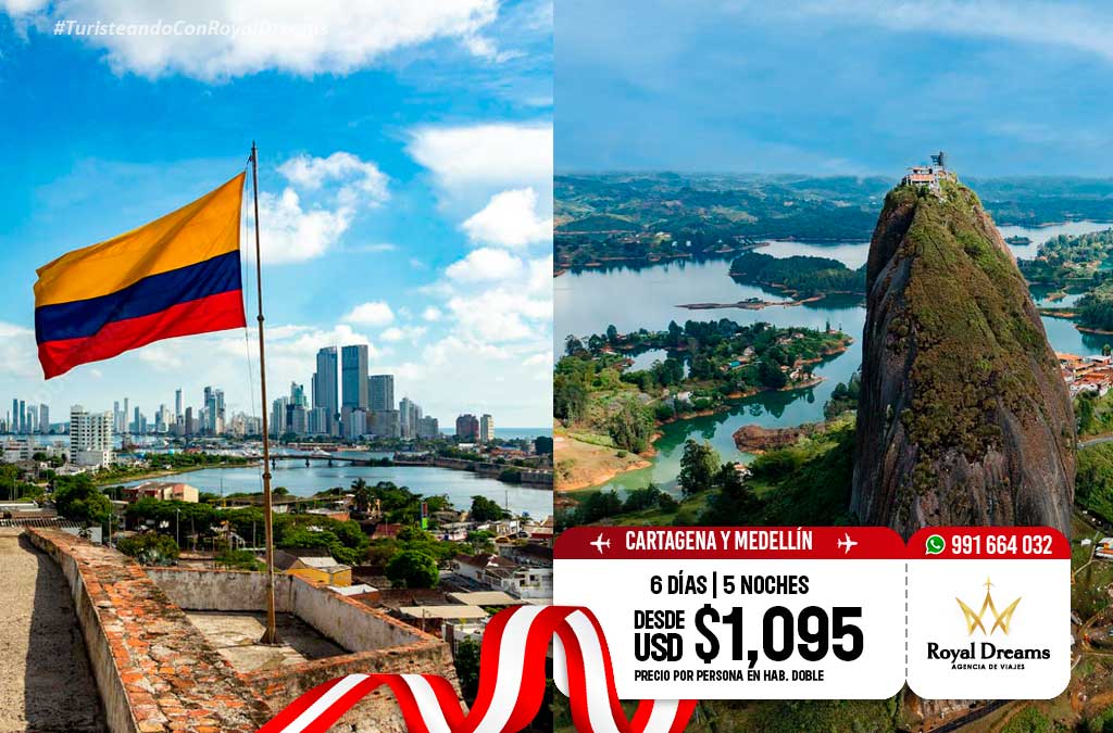 Paquetes Fiestas Patrias Cartagena y Medellín