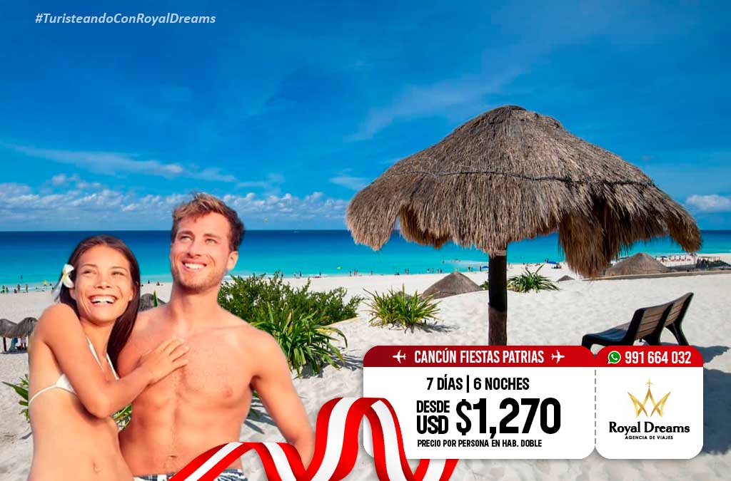 paquetes fiestas patrias cancun
