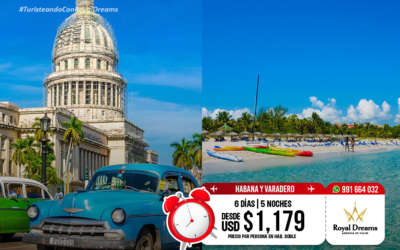 Ofertas de viajes a La Habana y Varadero