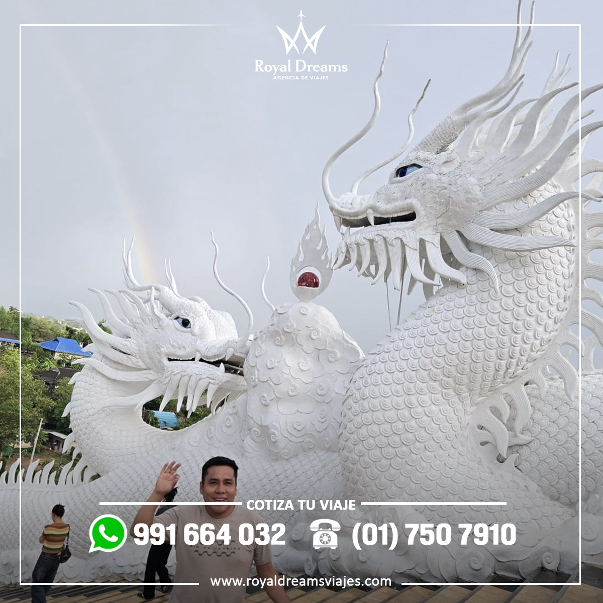 Pasajeros Royal Dreams a Tailandia