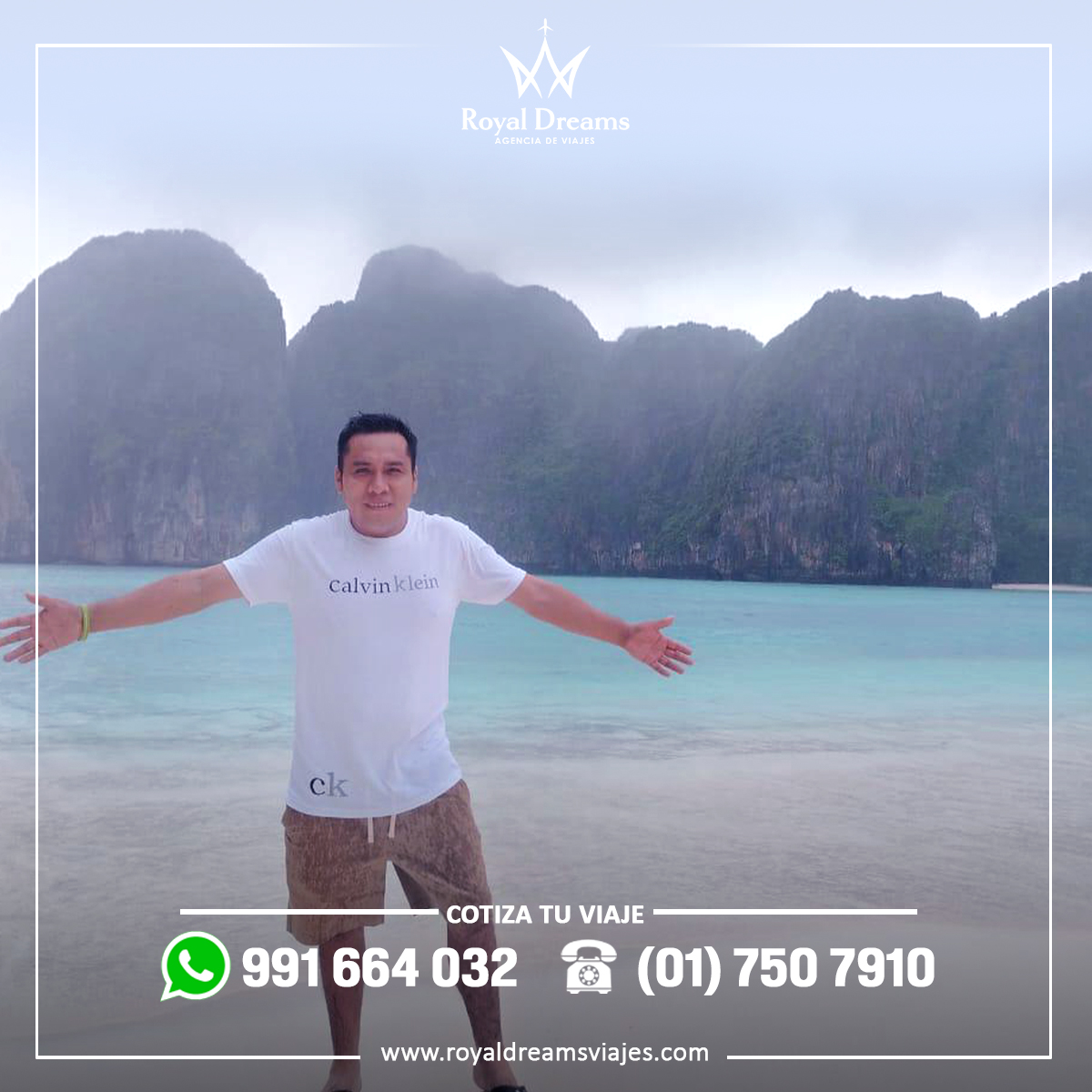 Pasajeros Royal Dreams a Tailandia