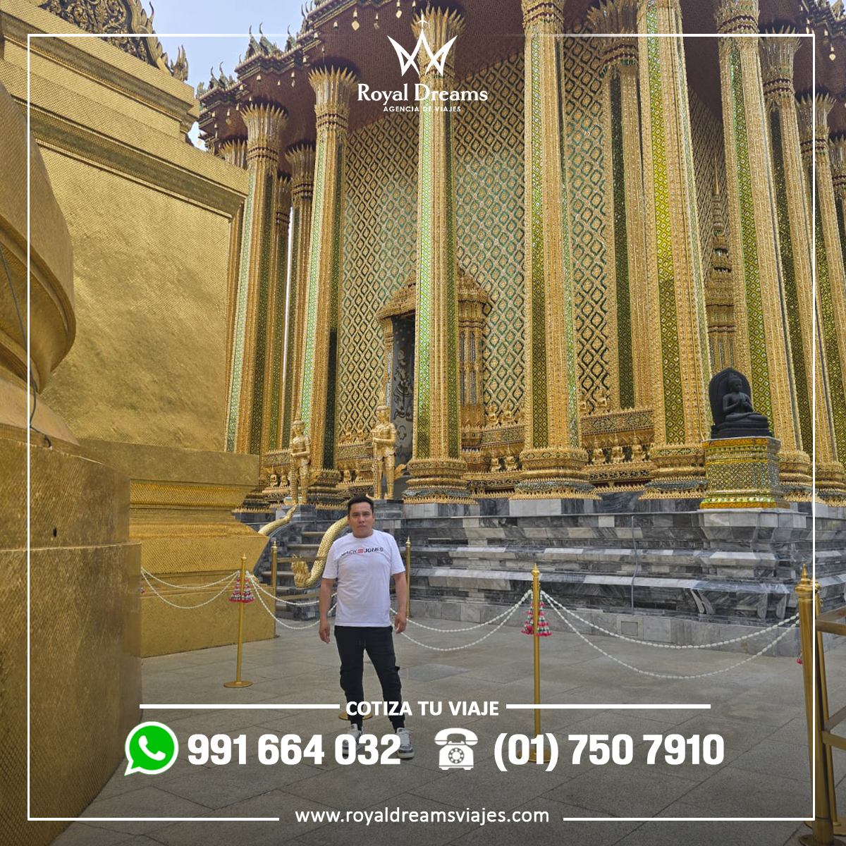 Pasajeros Royal Dreams a Tailandia