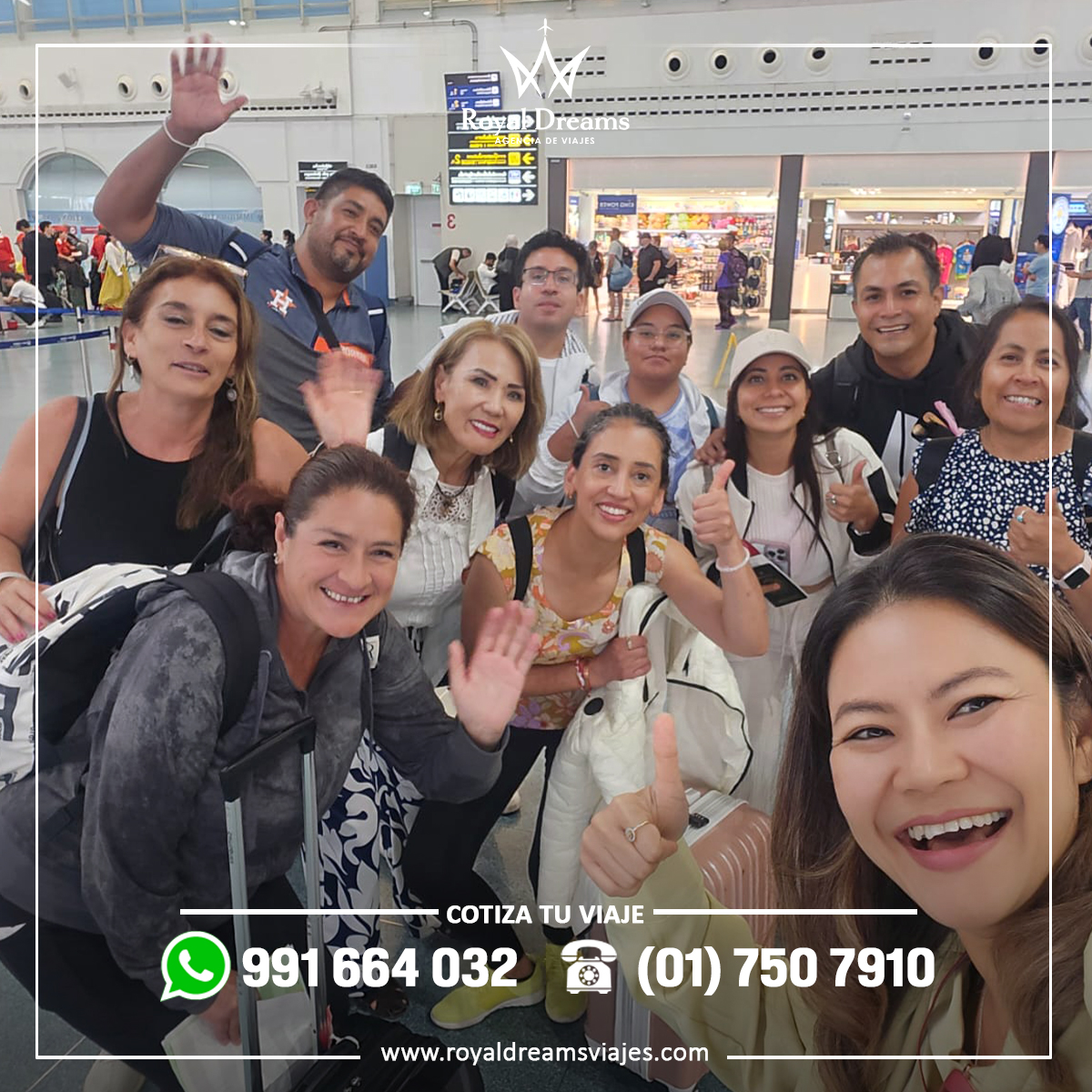 Pasajeros Royal Dreams a Tailandia