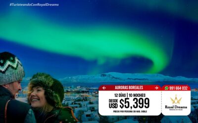 Auroras Boreales con Islandia y Noruega